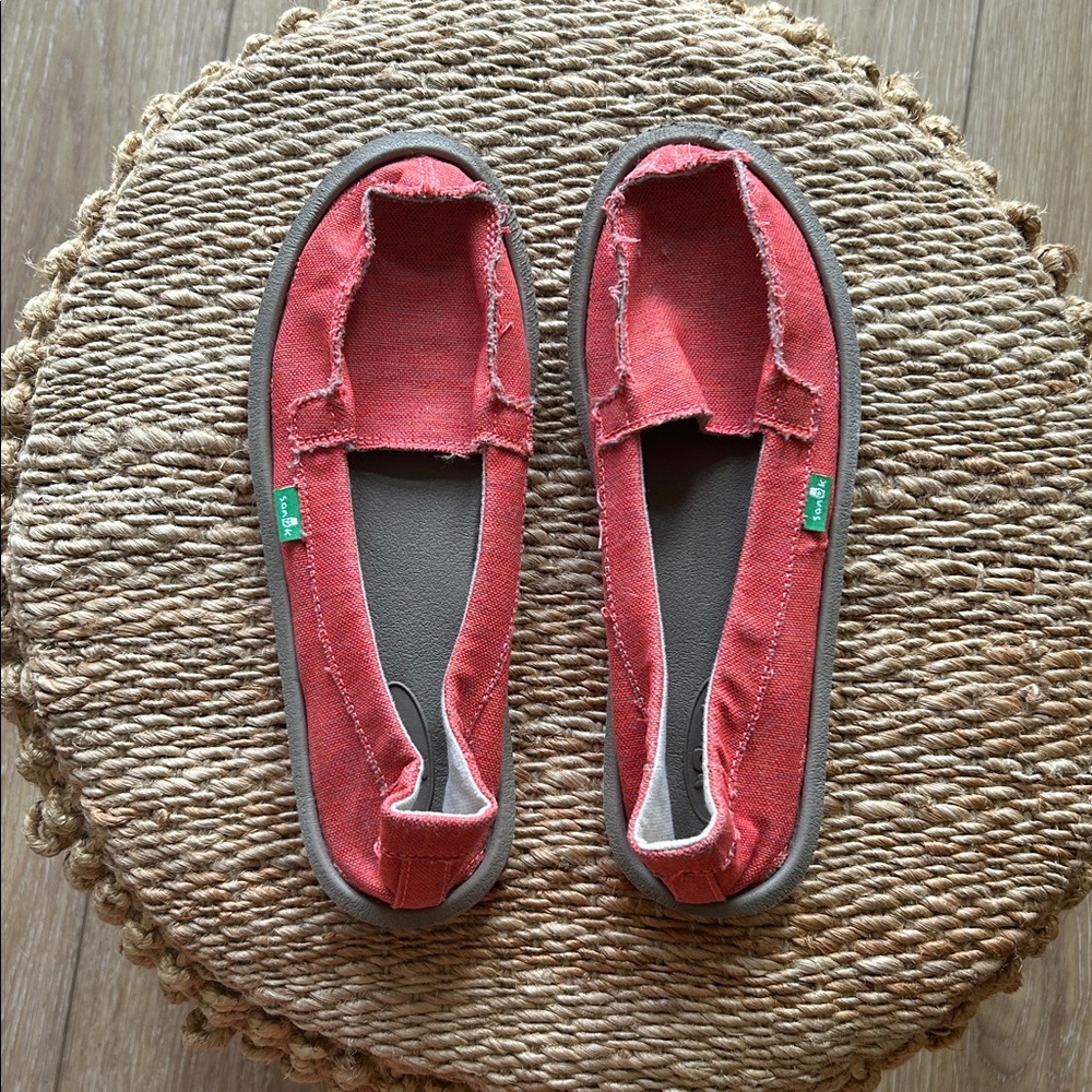 SANUK WOMEN'S SHORTY FLAT Sidewalk Surfer Size 7
